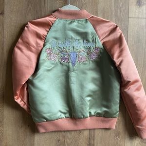 Understated Leather brand Johnny Cash Bomber Jacket - Sz Small